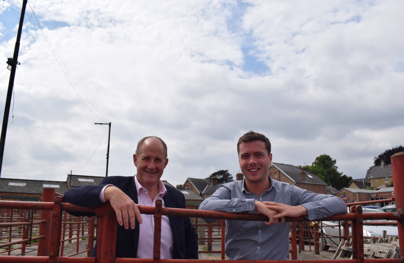 Malton Livestock Market Kevin Hollinrake MP