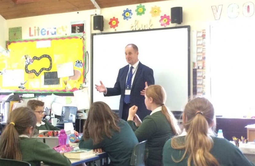 Amotherby School Kevin Hollinrake MP