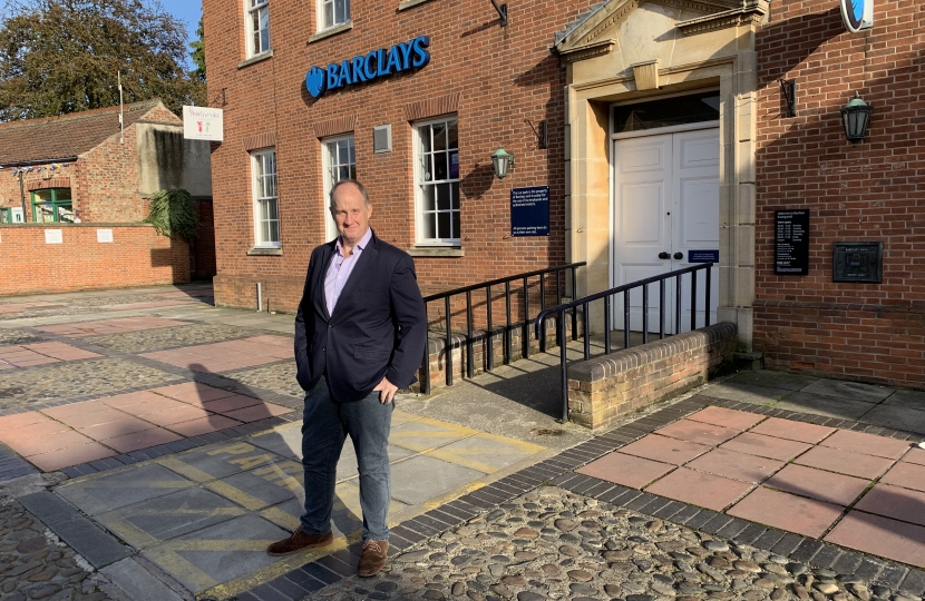 Kevin Hollinrake MP Barclays Easingwold