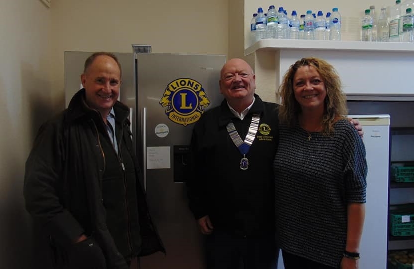 Filey Community Fridge - Kevin Hollinrake MP