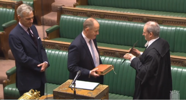 Kevin Hollinrake MP swearing in